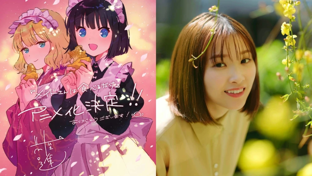 Anime Maid-san wa Taberu Dake Karya Susumu Maeya Siap Tayang di 2026